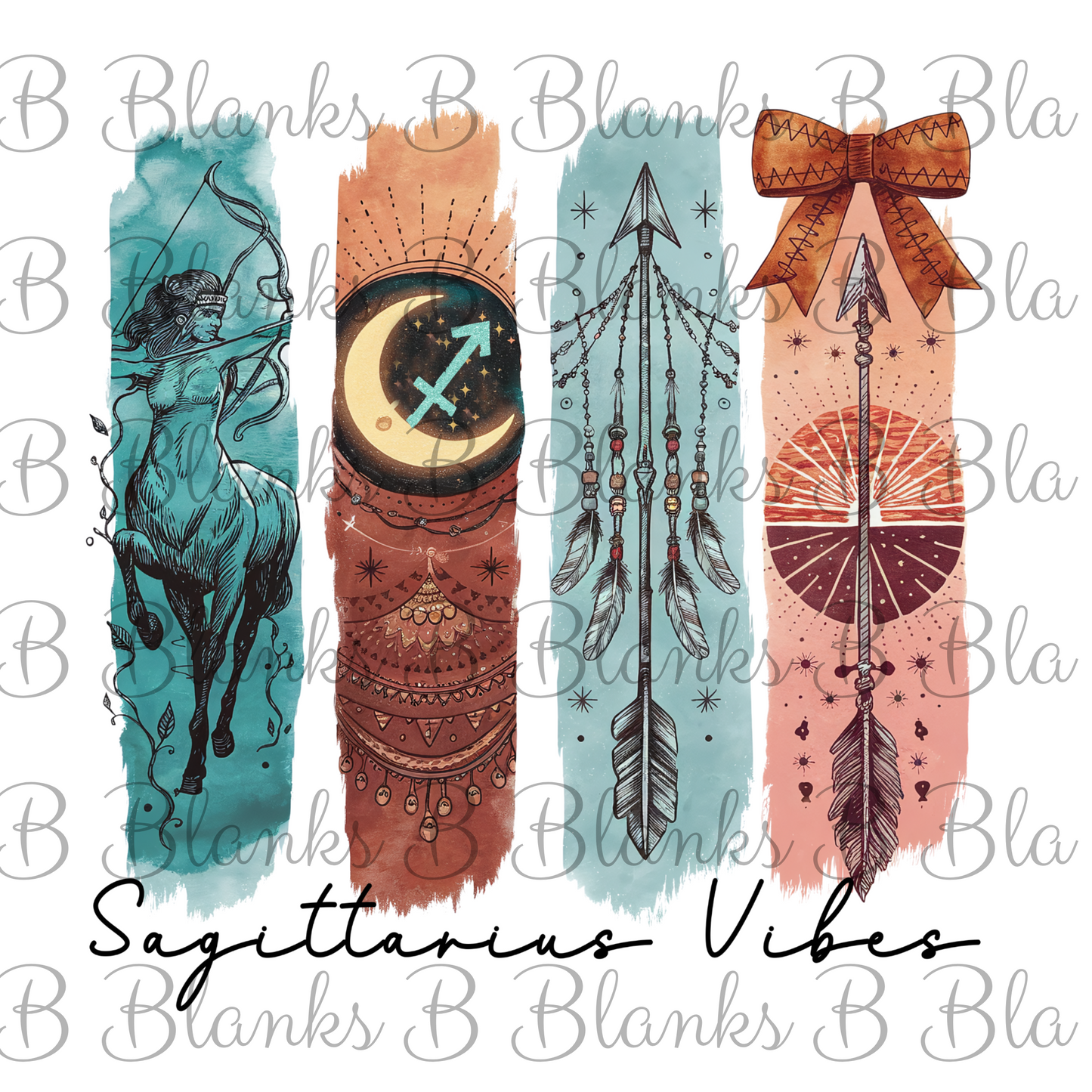 P/O Sagittarius Zodiac - DTF PRINT