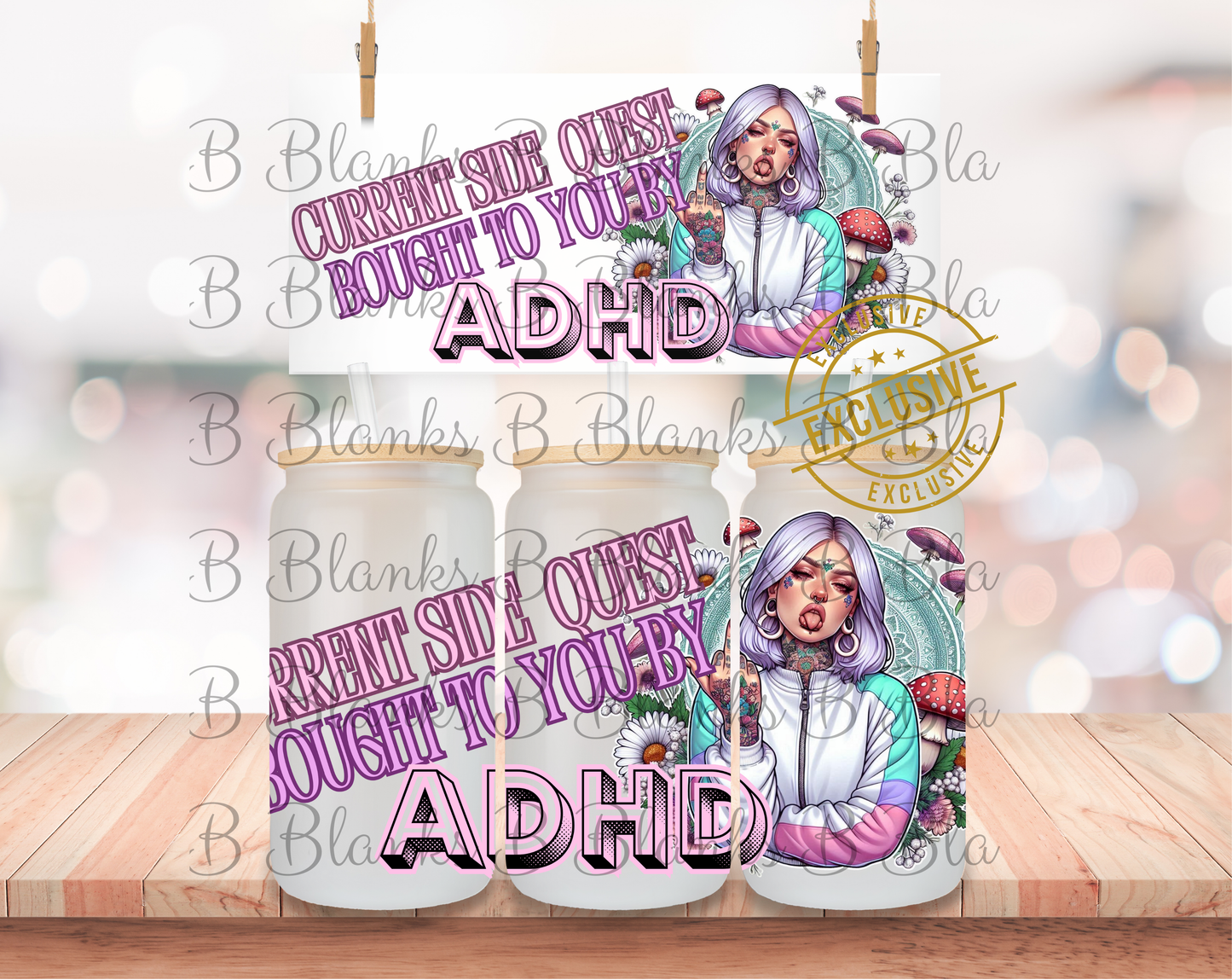 5 - Exclusive Sublimation Print 16oz