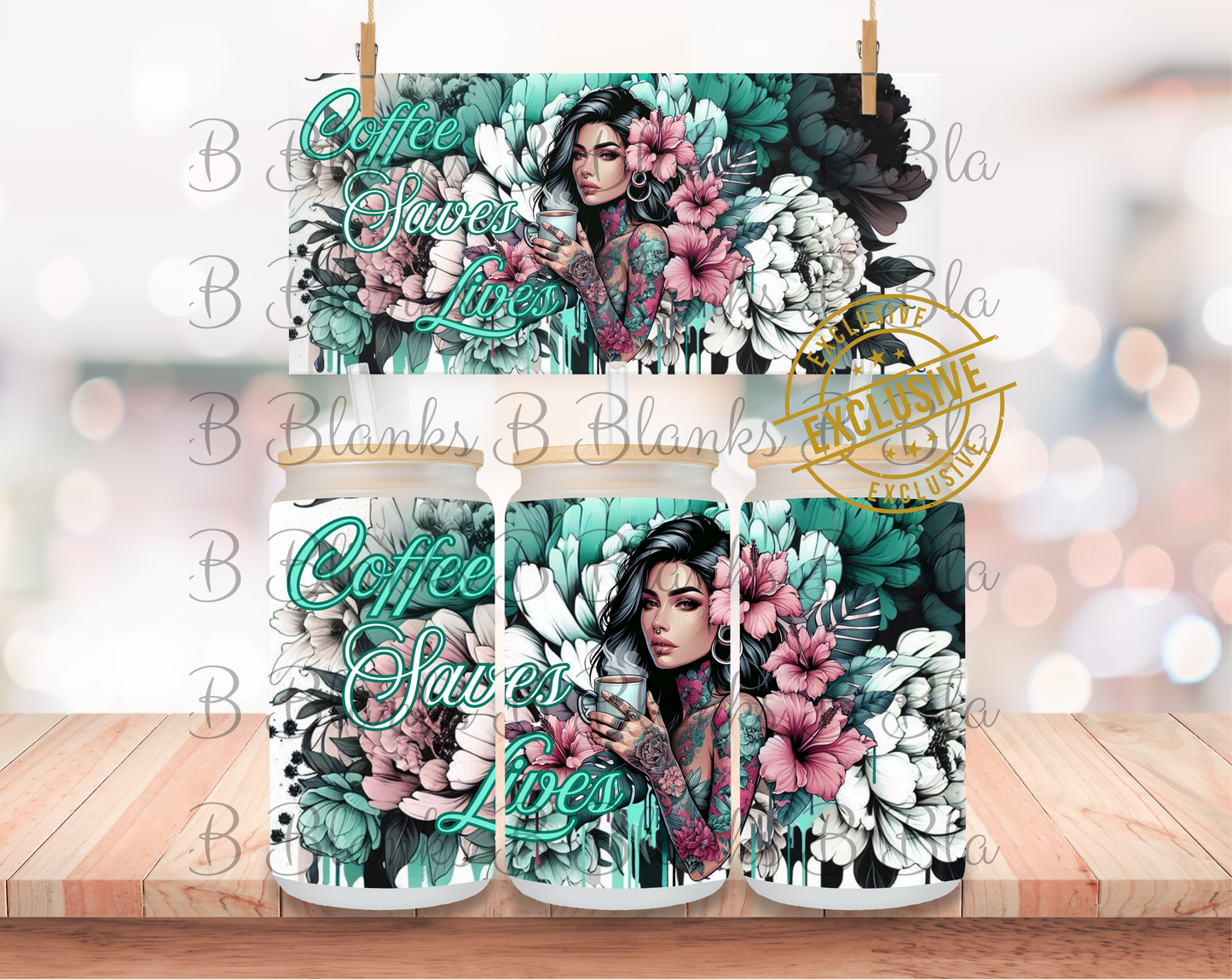 32 - Exclusive Sublimation Print 16oz