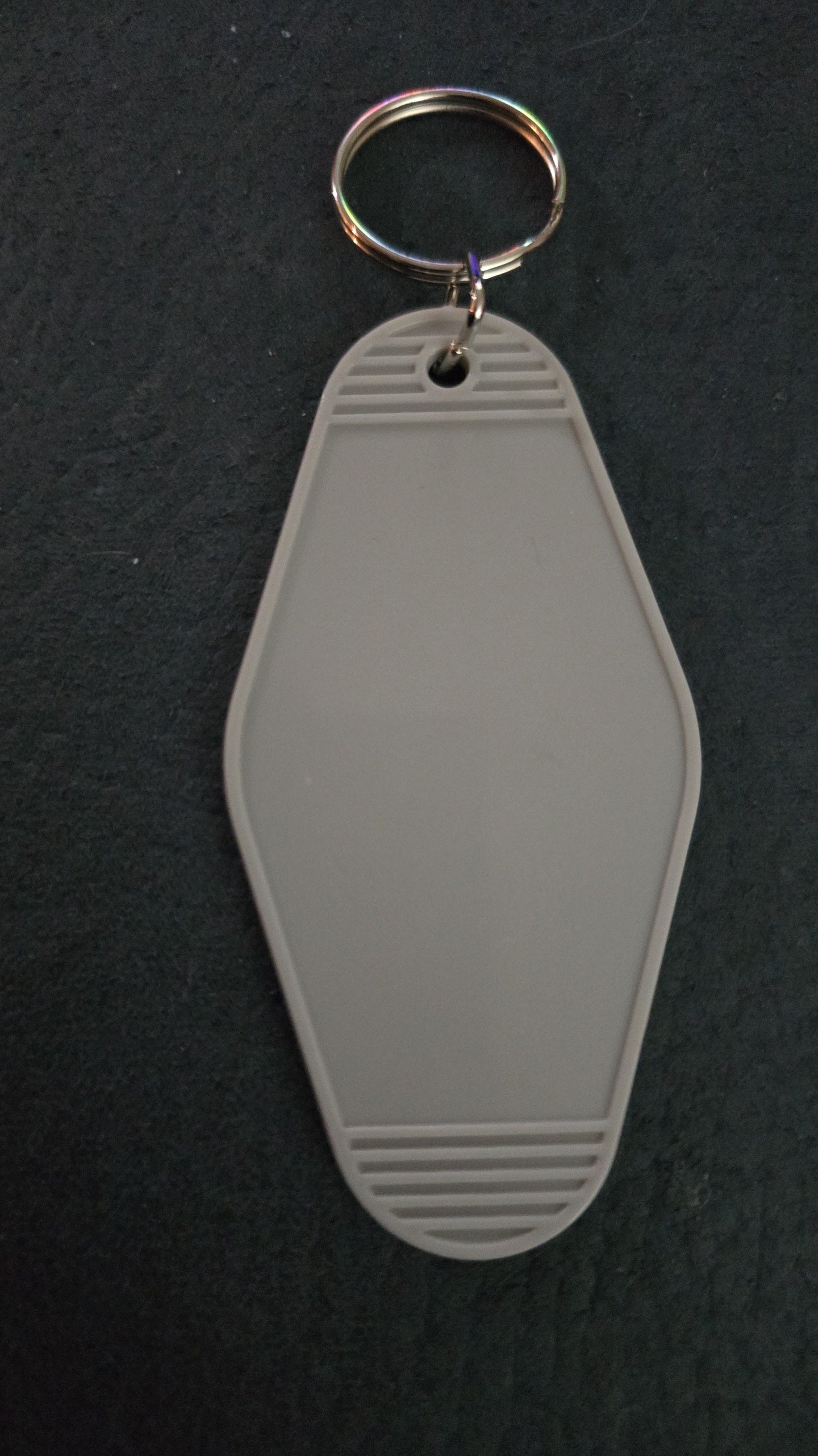 Acrylic motel keyring