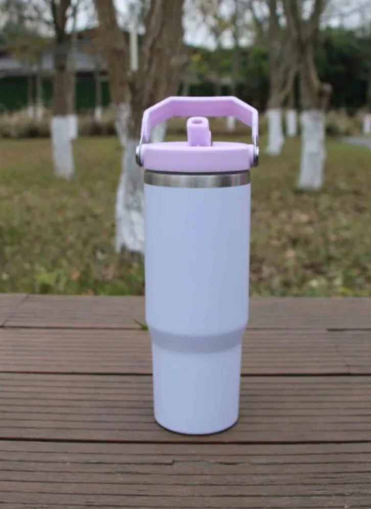 30 flips Handle Sublimation Tumbler