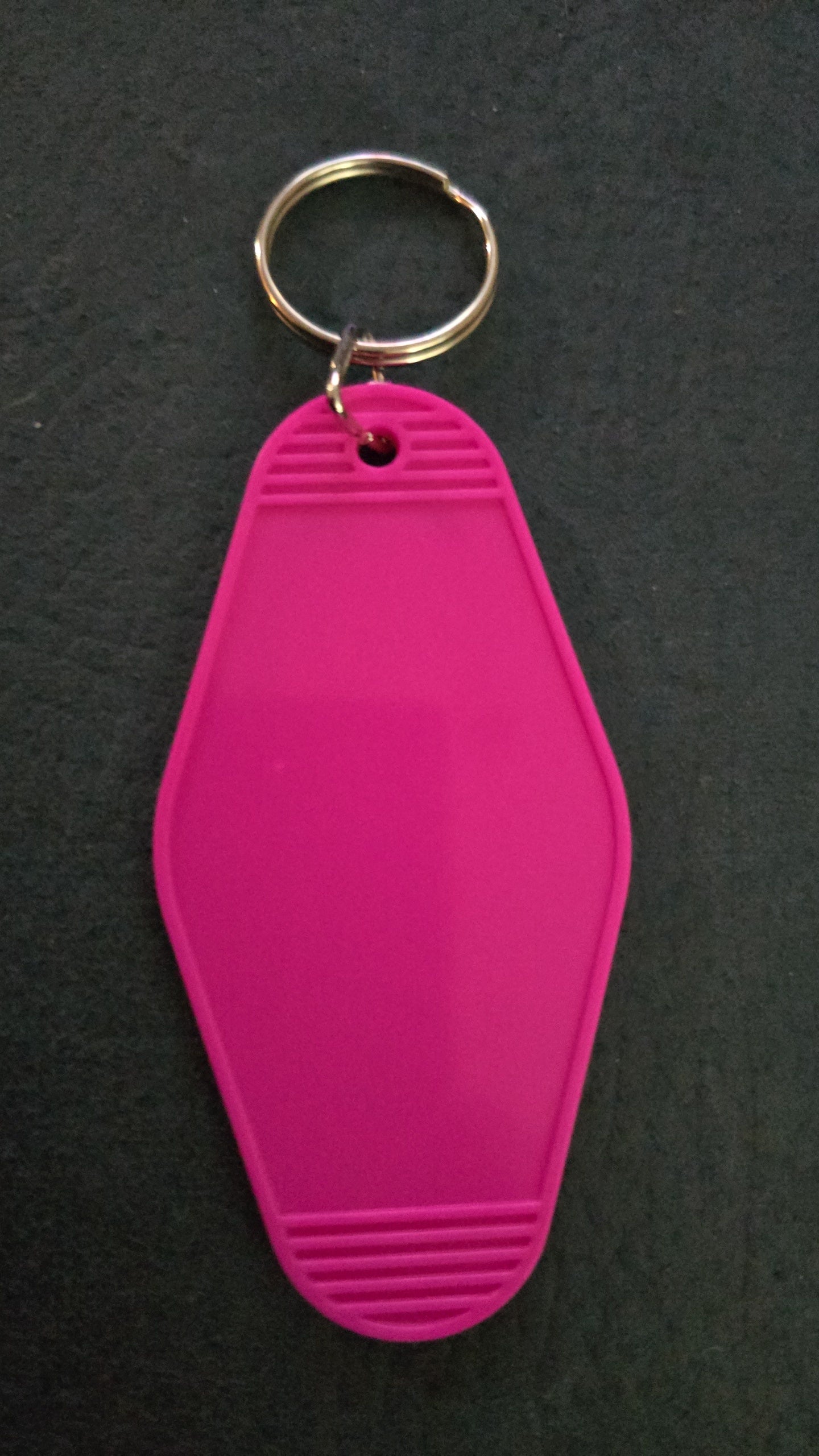 Acrylic motel keyring