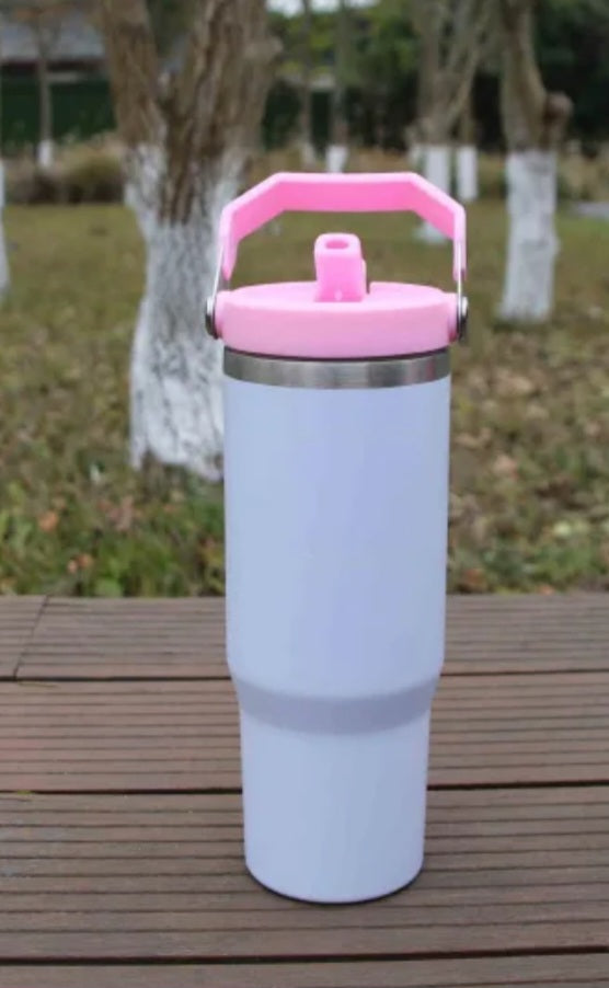 30 flips Handle Sublimation Tumbler