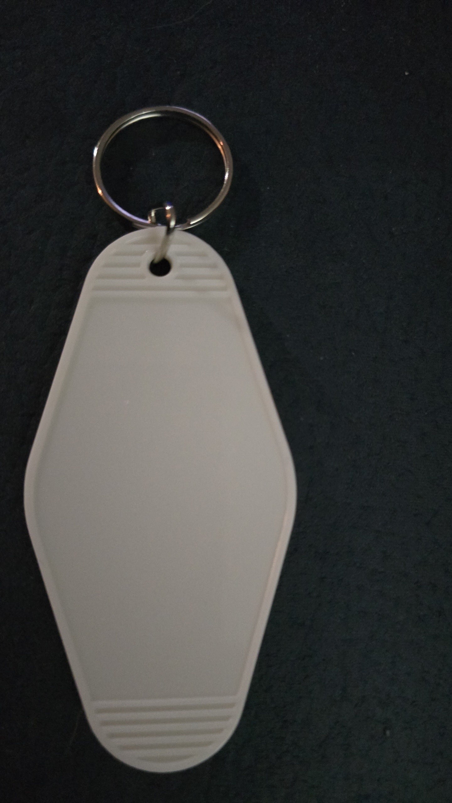 Acrylic motel keyring
