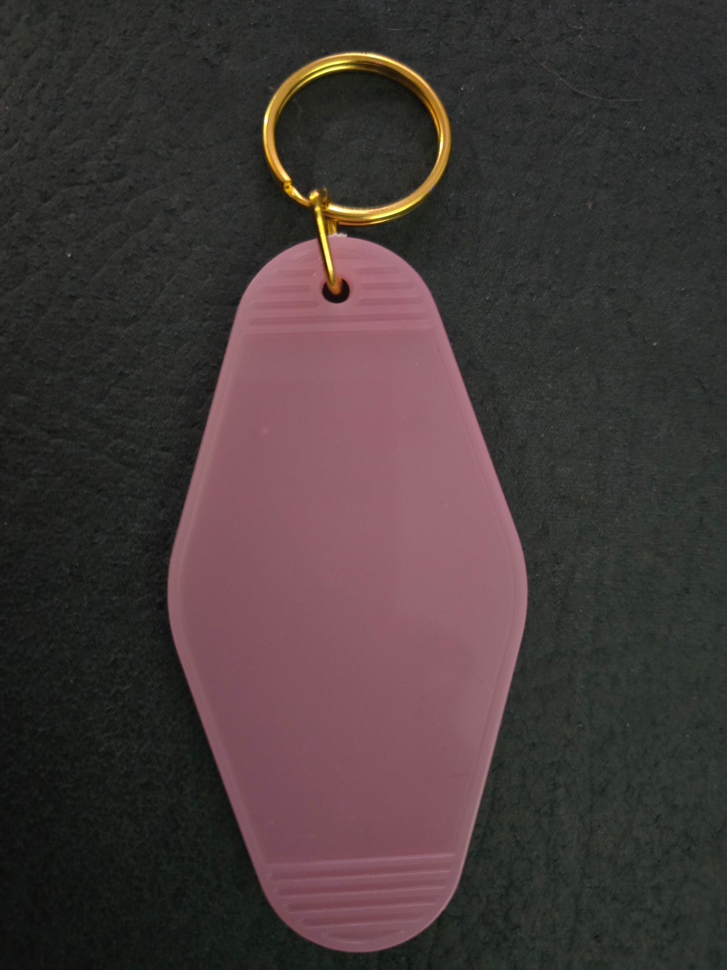 Acrylic motel keyring