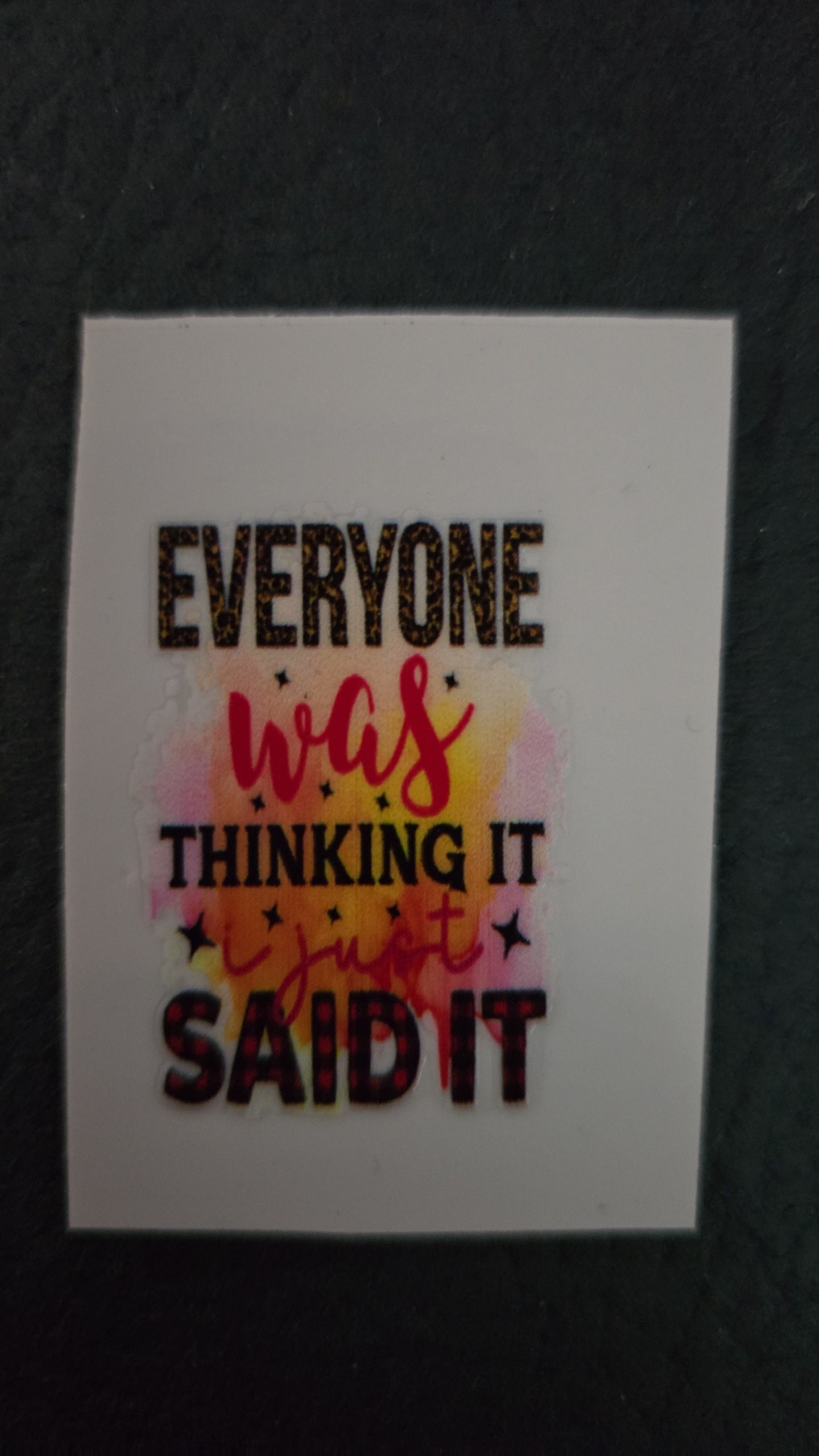 Motel keyring stickers