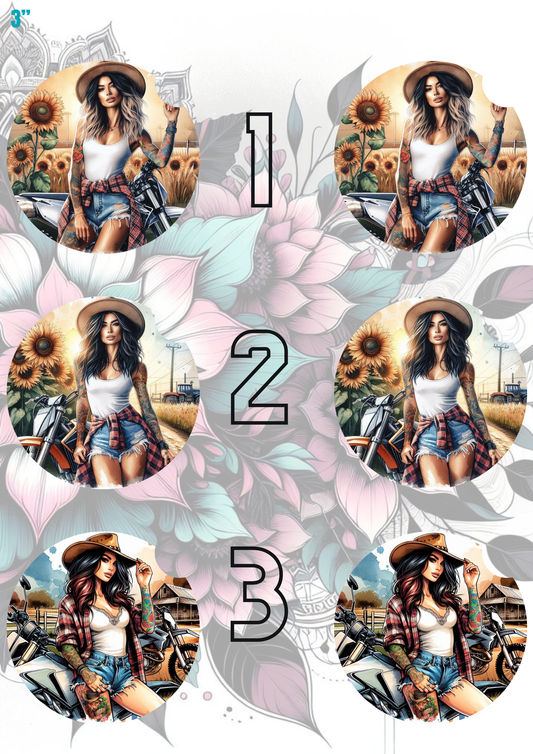 1 - 30 Car Coaster Sublimation Print