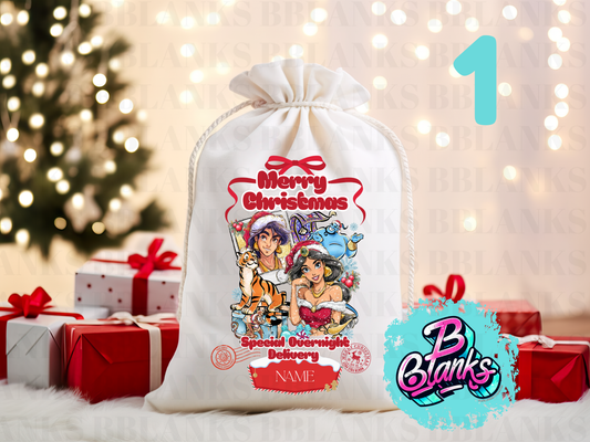SUBLIMATION Santa Sack Prints