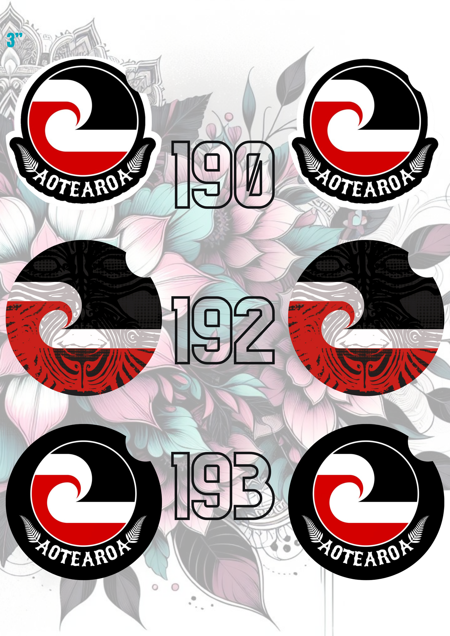 181 - 211 Car Coaster Sublimation Print