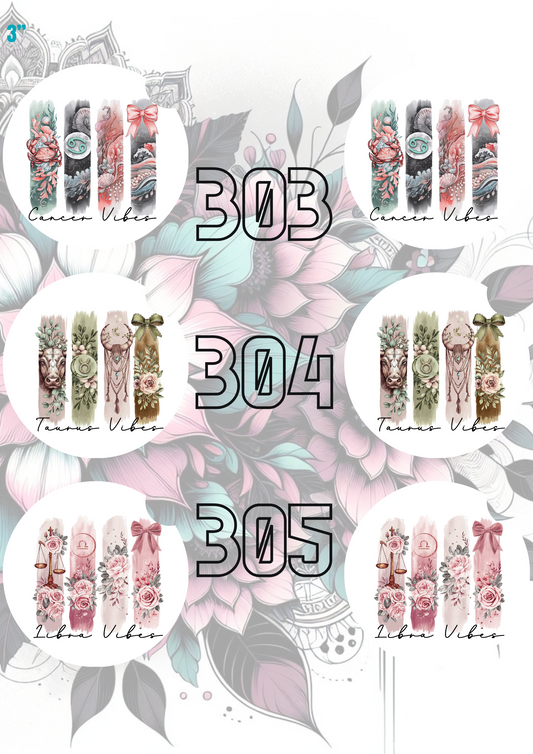 303 - 332 Car Coaster Sublimation Print