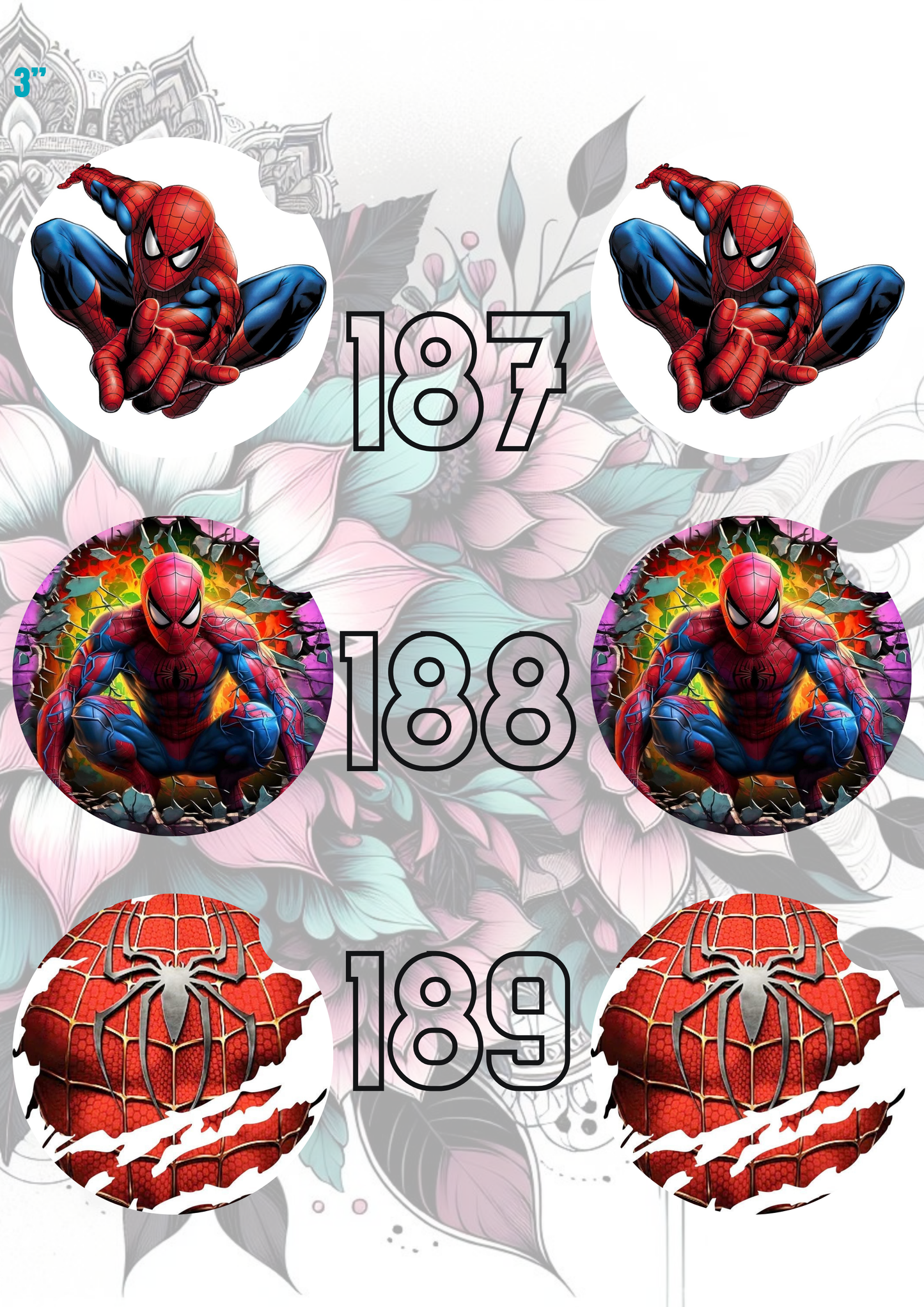 181 - 211 Car Coaster Sublimation Print