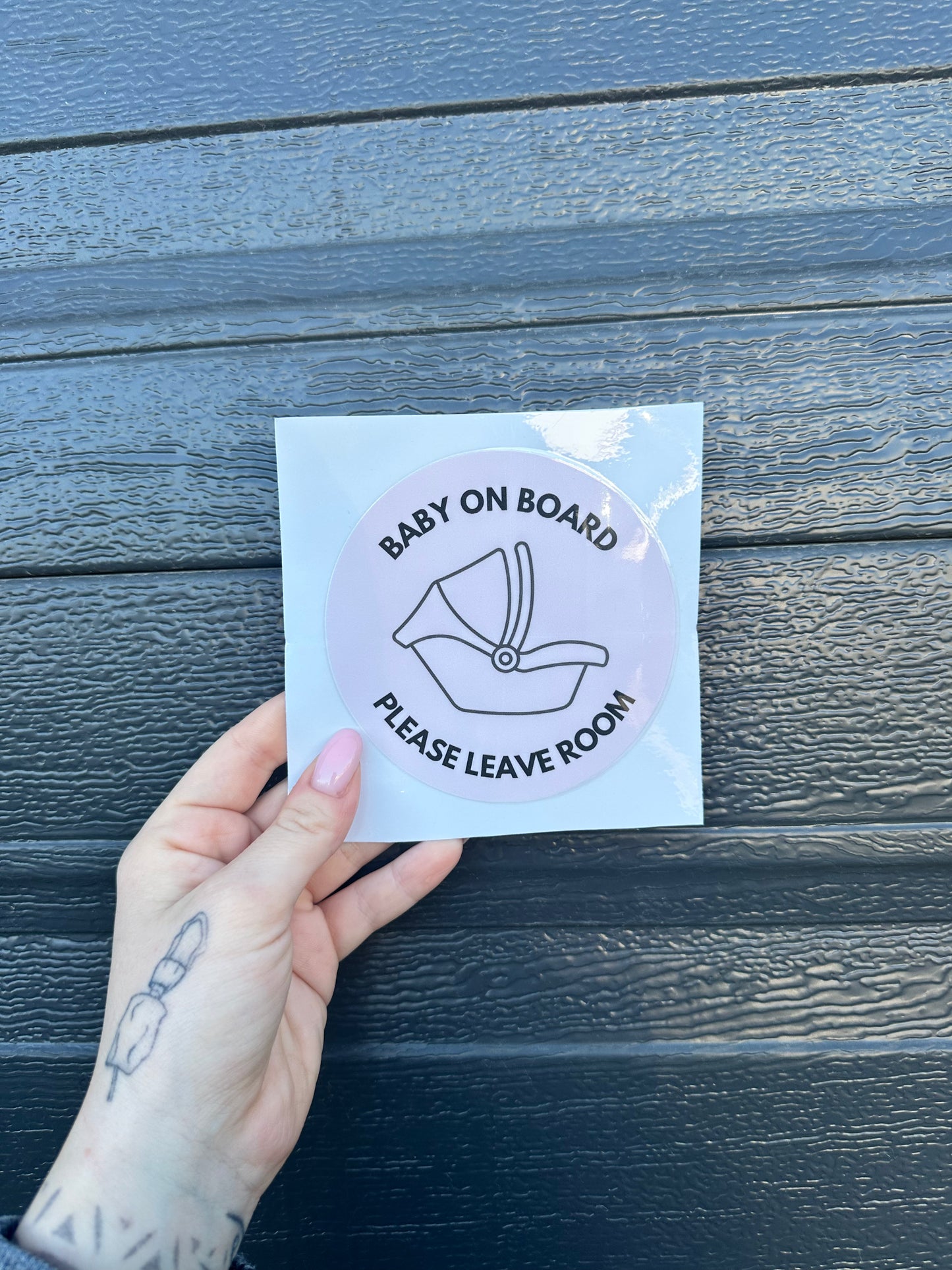 Baby on board stickers