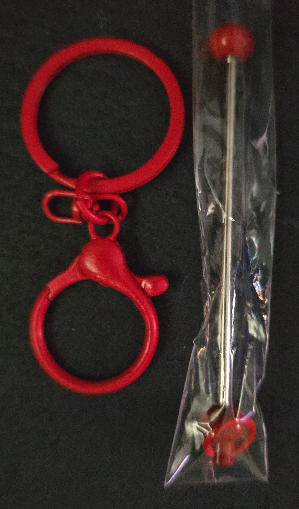 Beadable keyring clasp