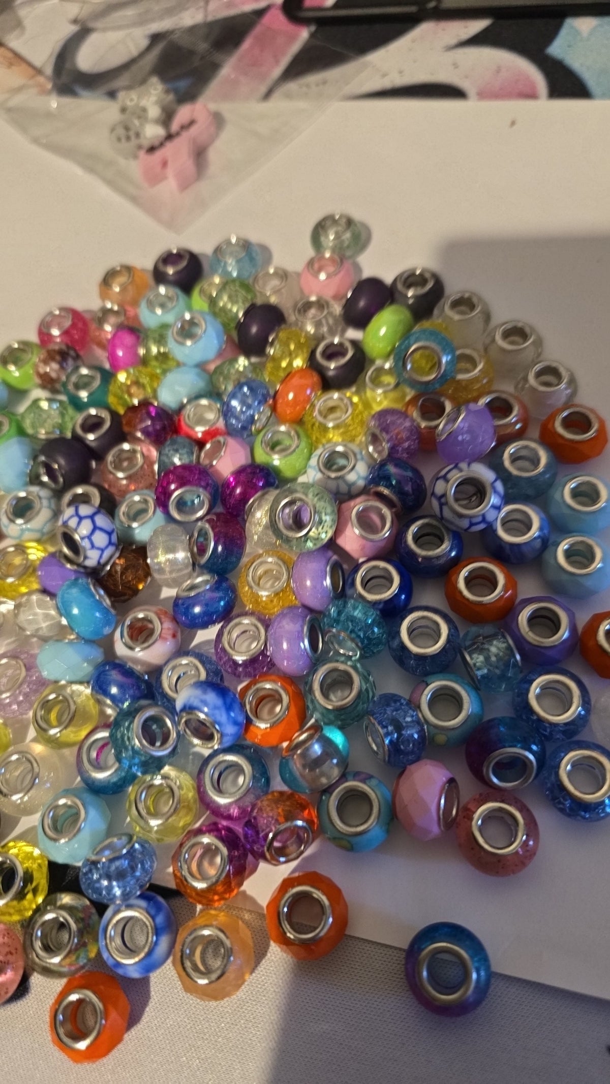 Large hole spacer beads