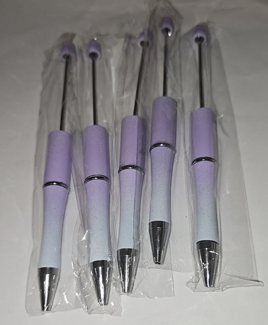 Purple ombre beadable pens