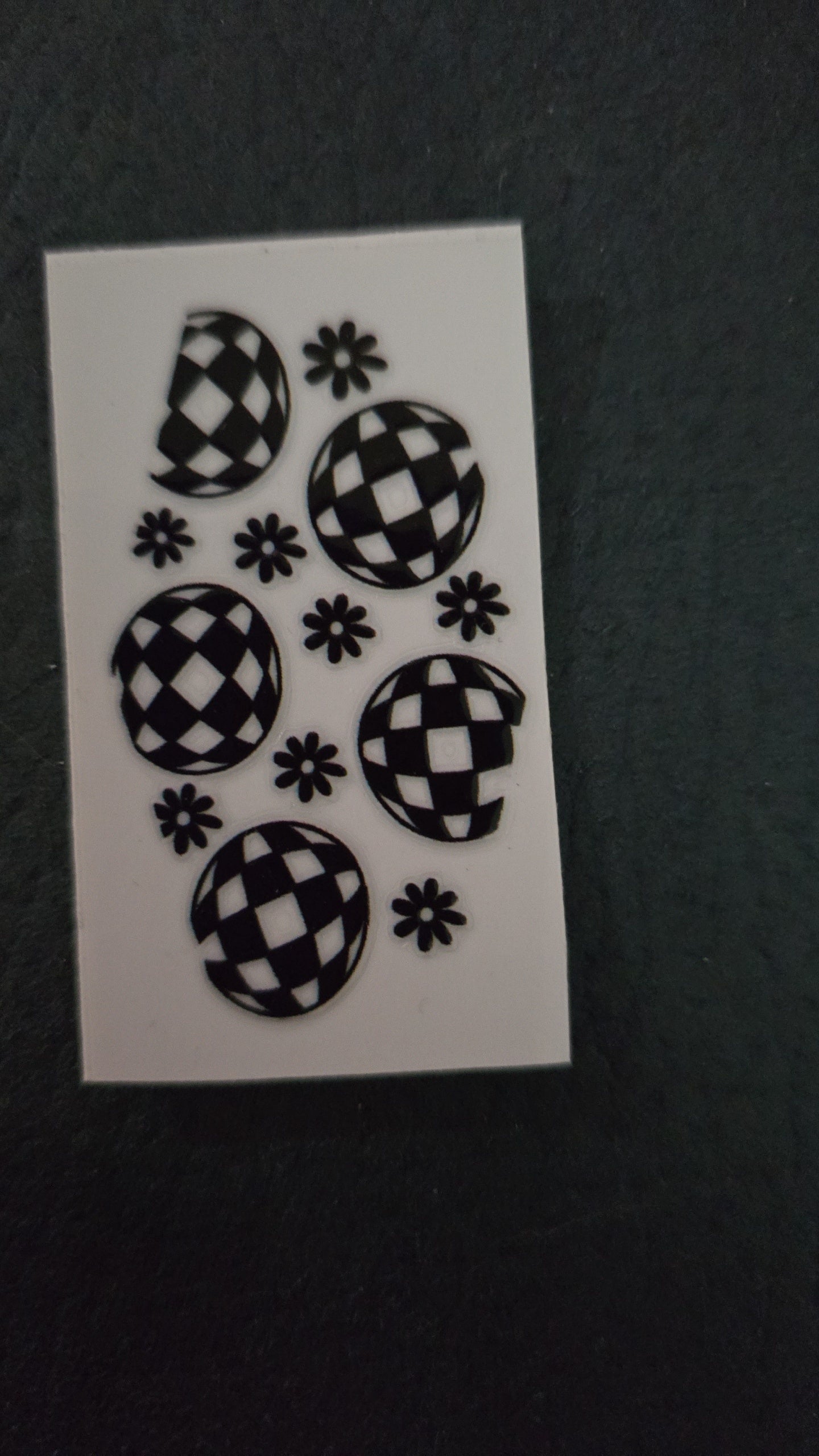 Motel keyring stickers