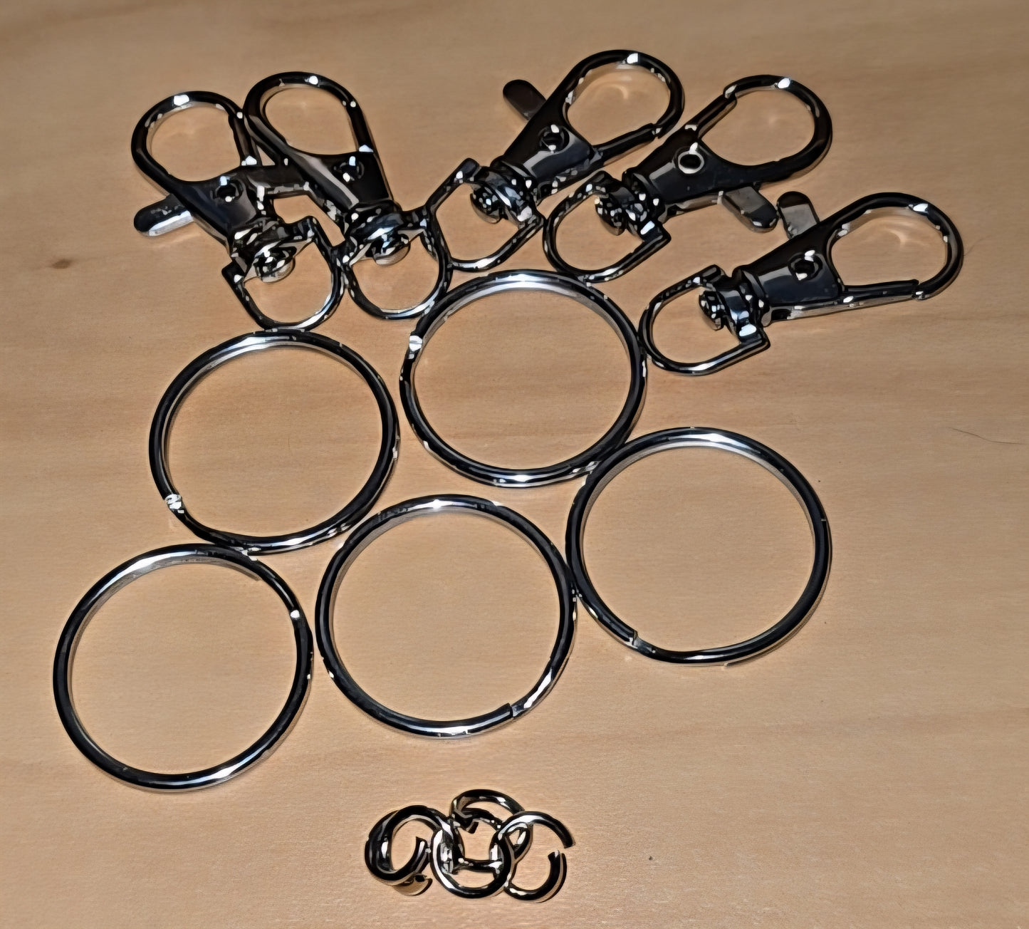 Key ring hardware