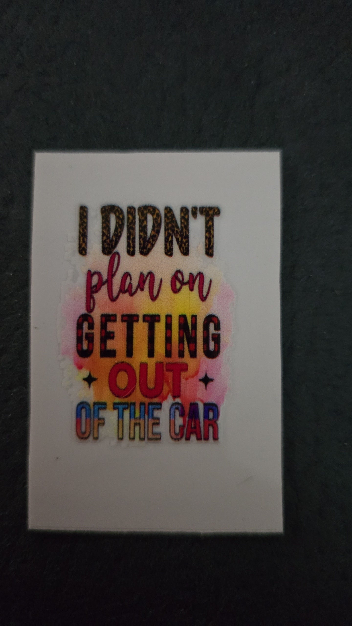 Motel keyring stickers