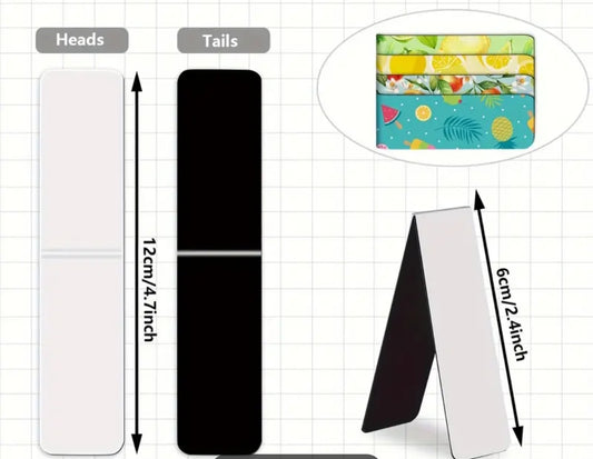 Sublimation Magnetic book mark