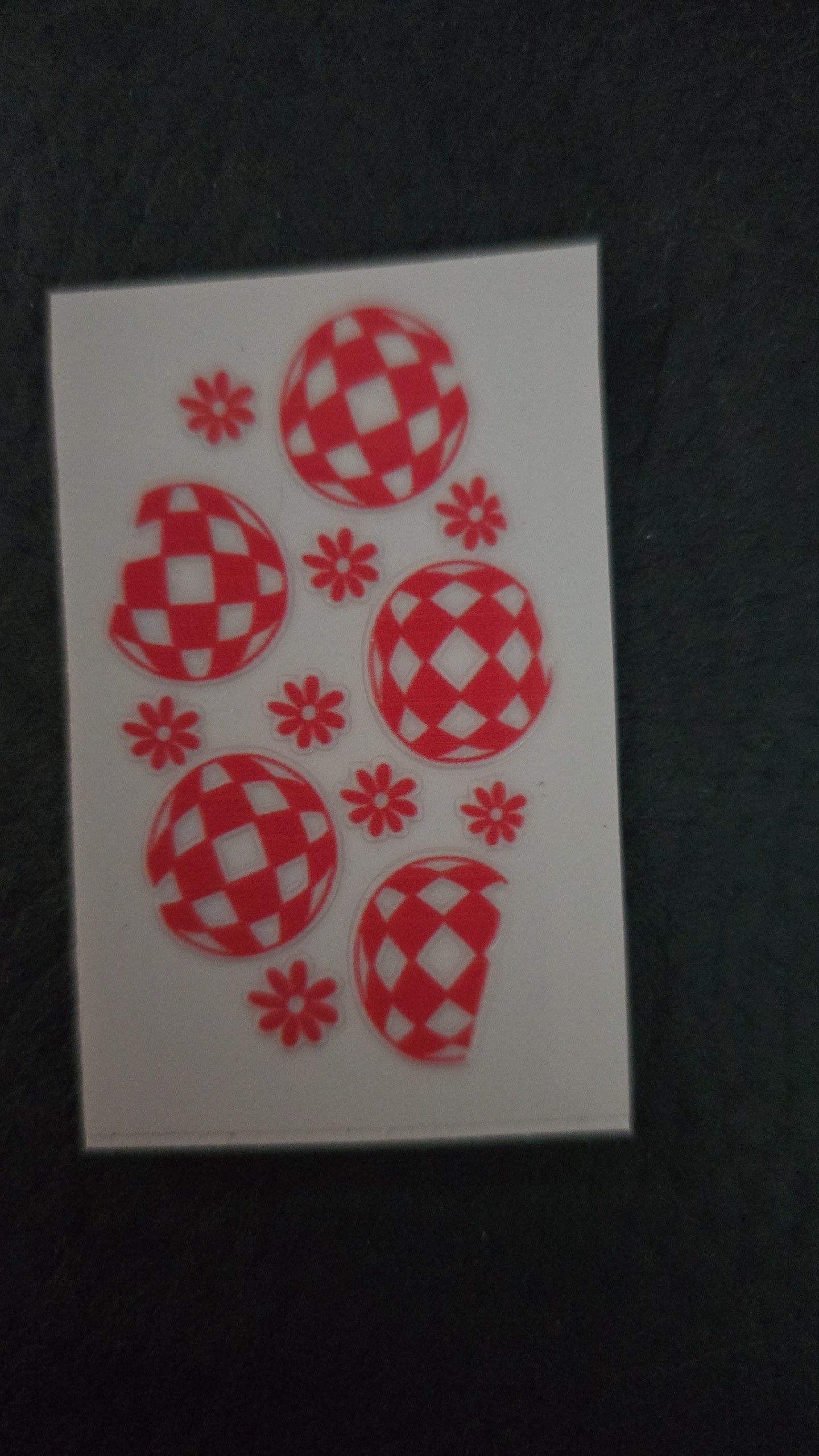 Motel keyring stickers