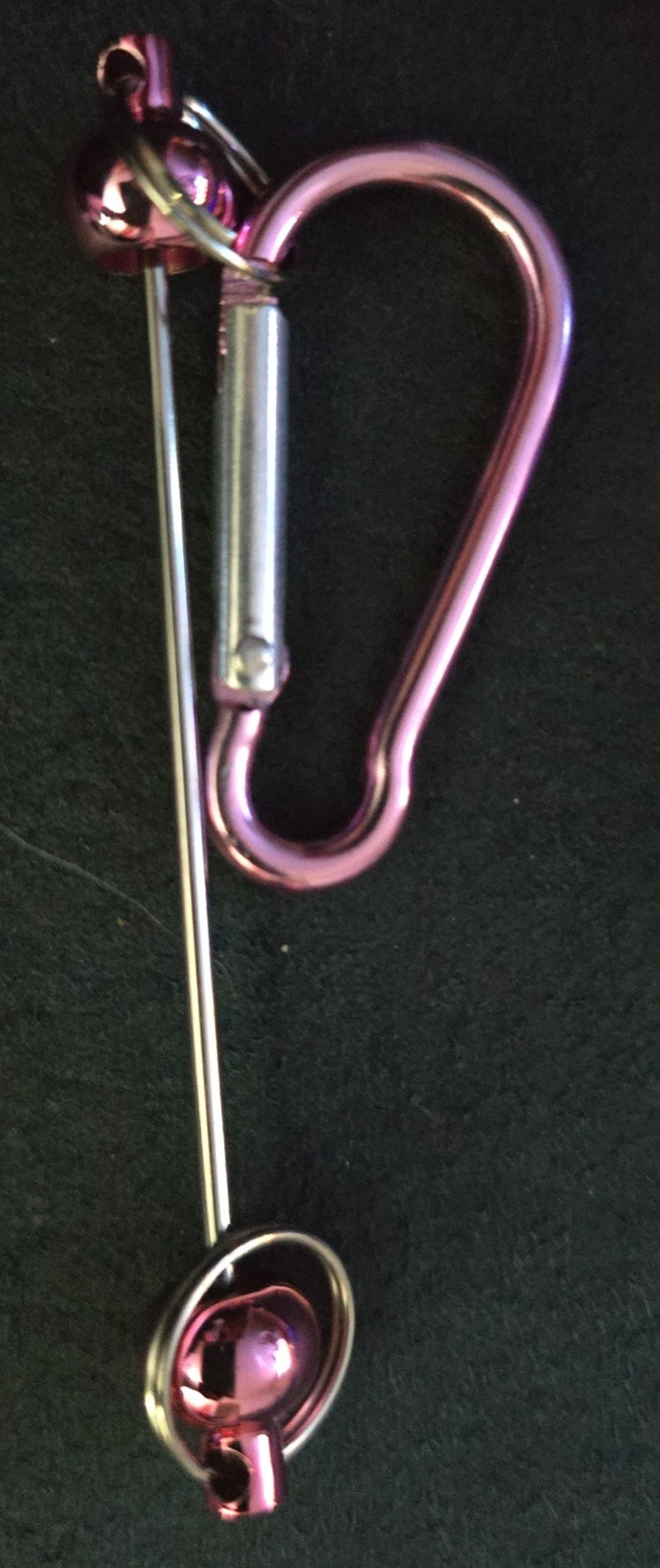 Beadable clip keyring