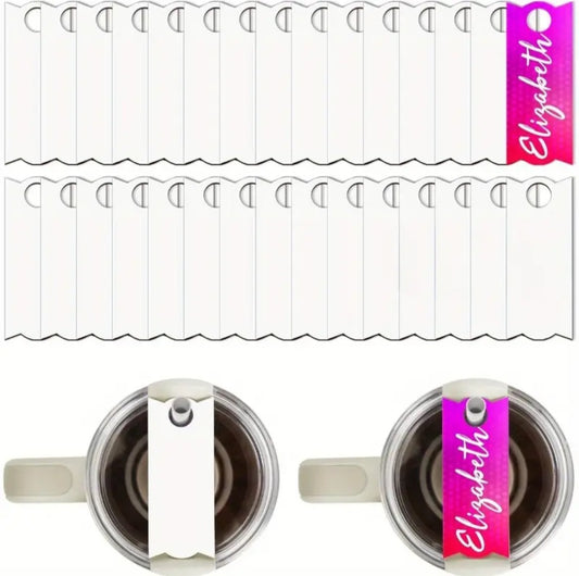 40oz sublimation name plates blanks
