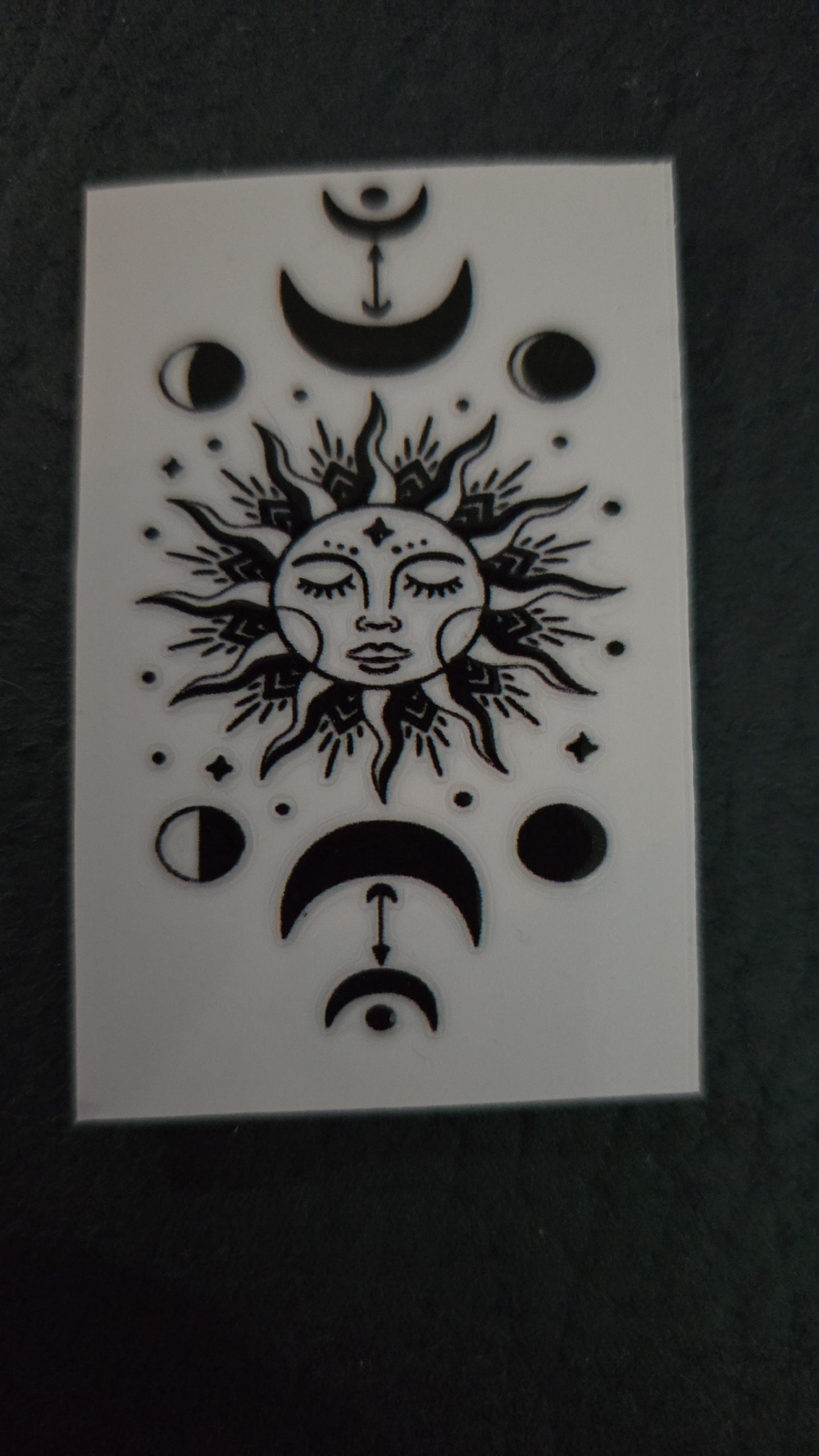 Motel keyring stickers