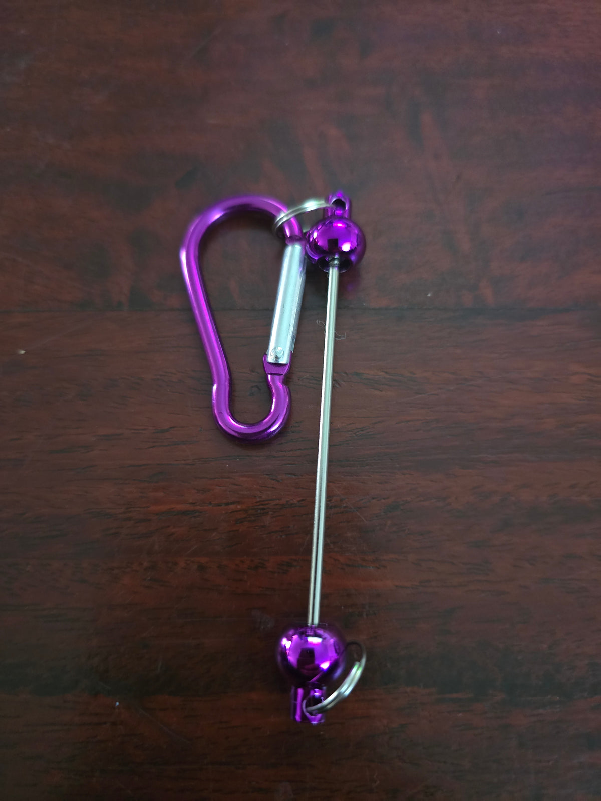 beadable keyring
