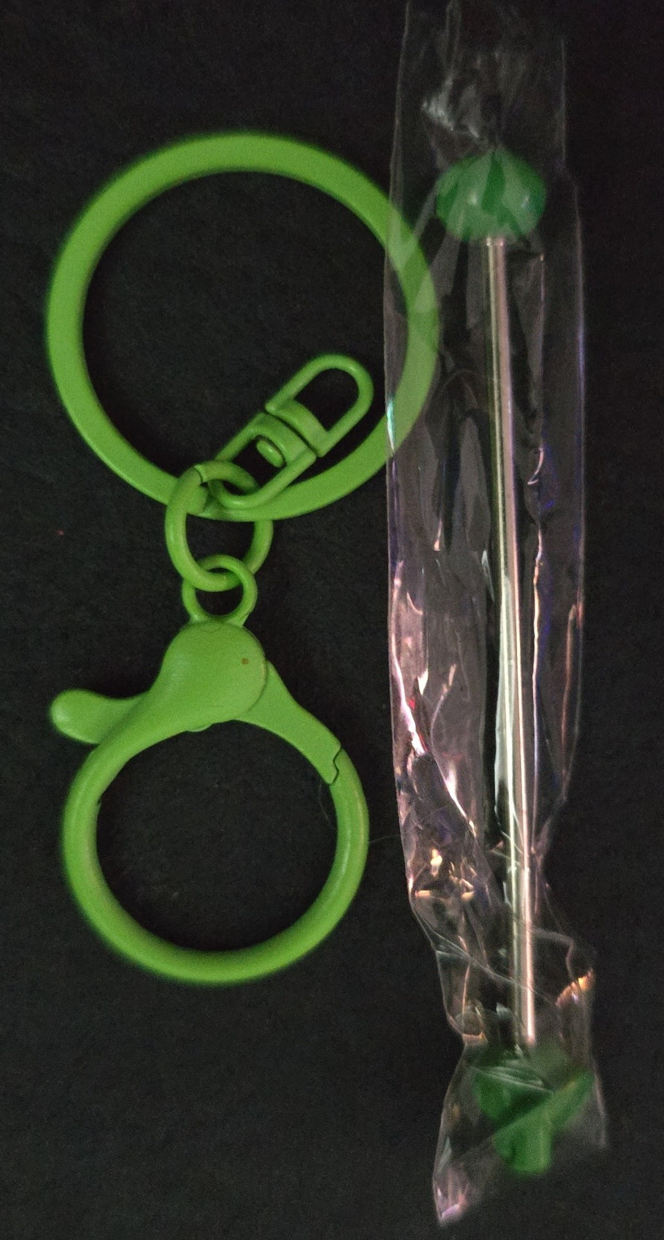 Beadable keyring clasp