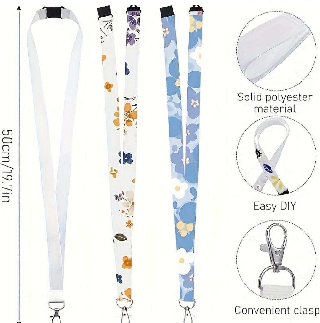 Sublimation lanyards