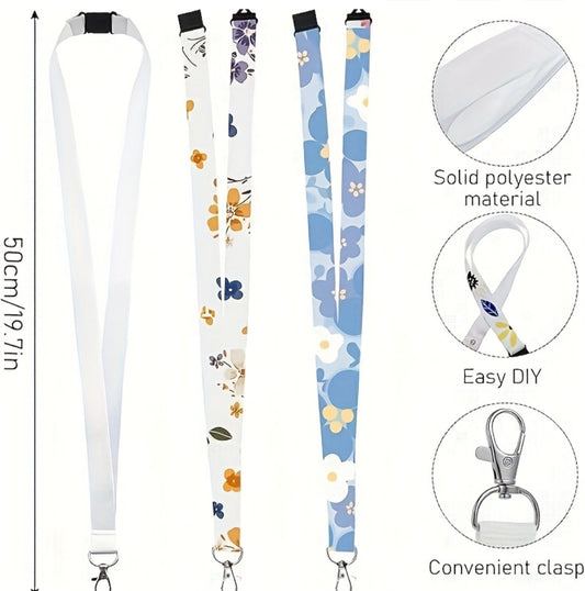 Sublimation lanyards