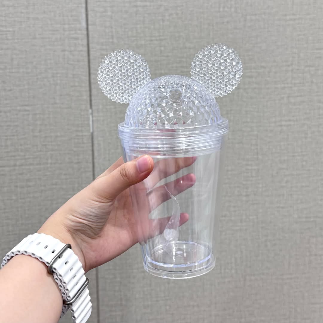 12 oz Acrylic Snowglobes mouse head