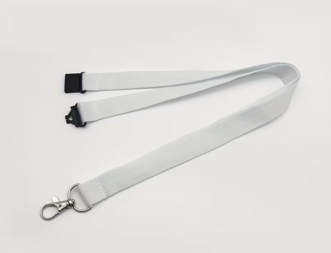 Sublimation lanyards