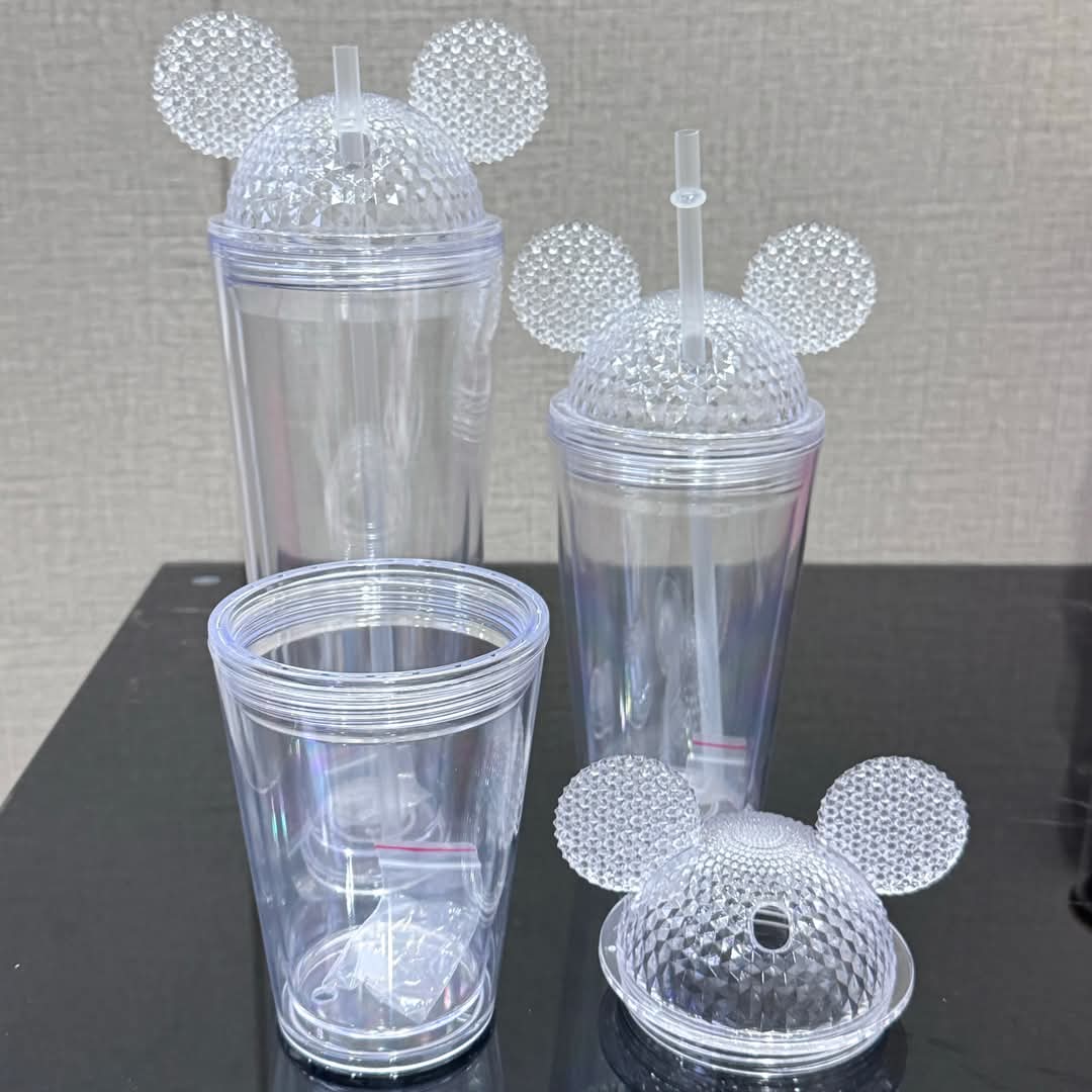 12 oz Acrylic Snowglobes mouse head