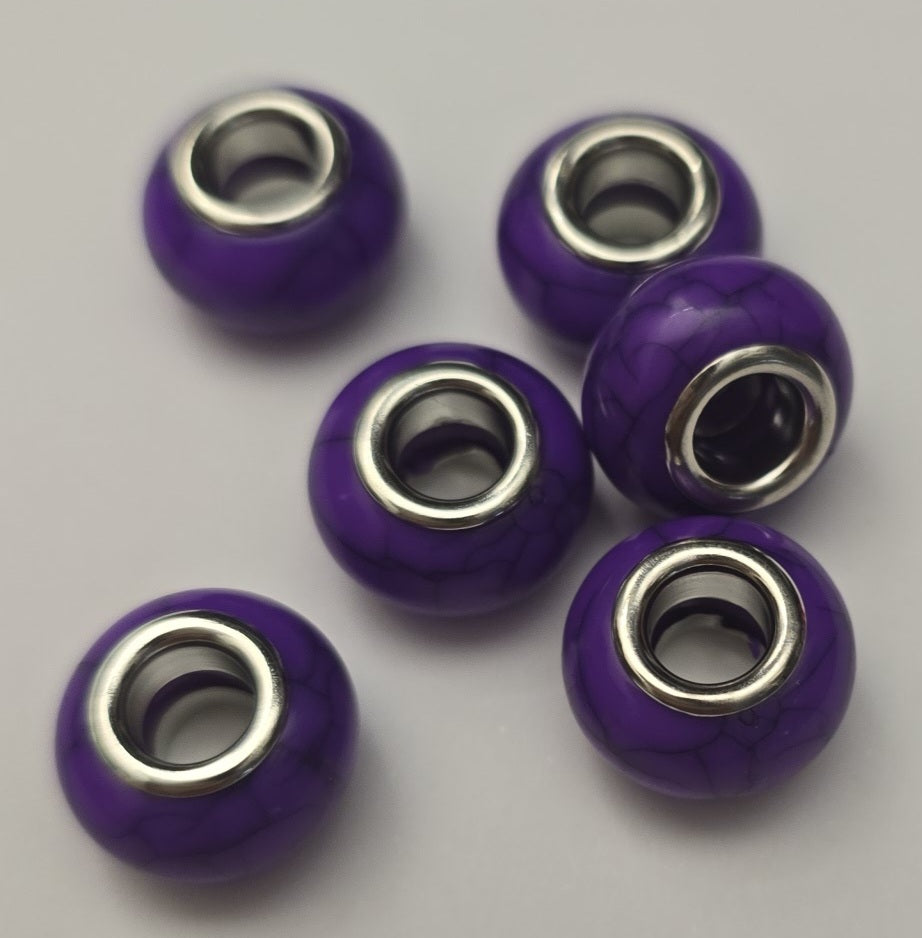 Large whole beads 6pk