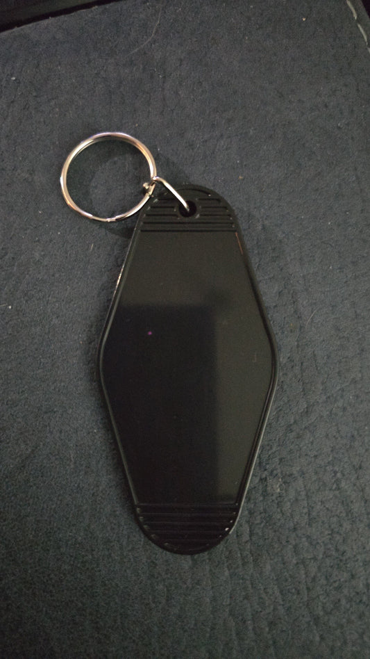 Acrylic motel keyring