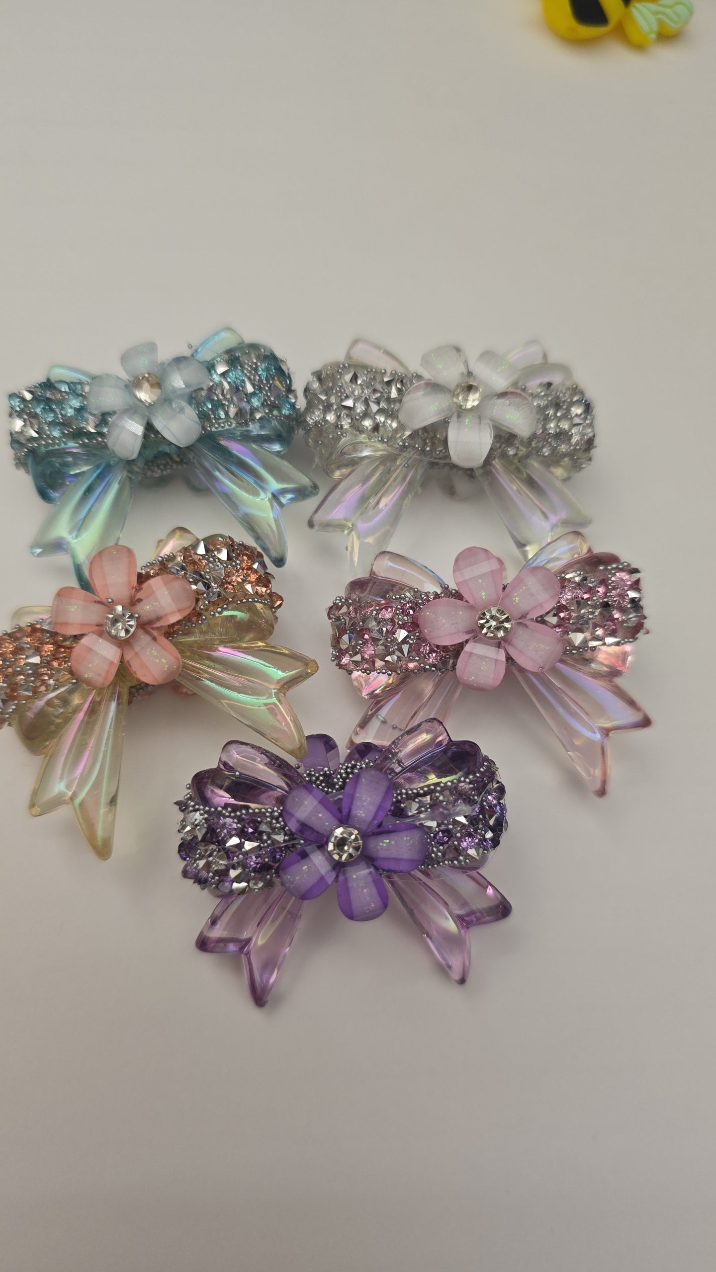 Bling flower bow