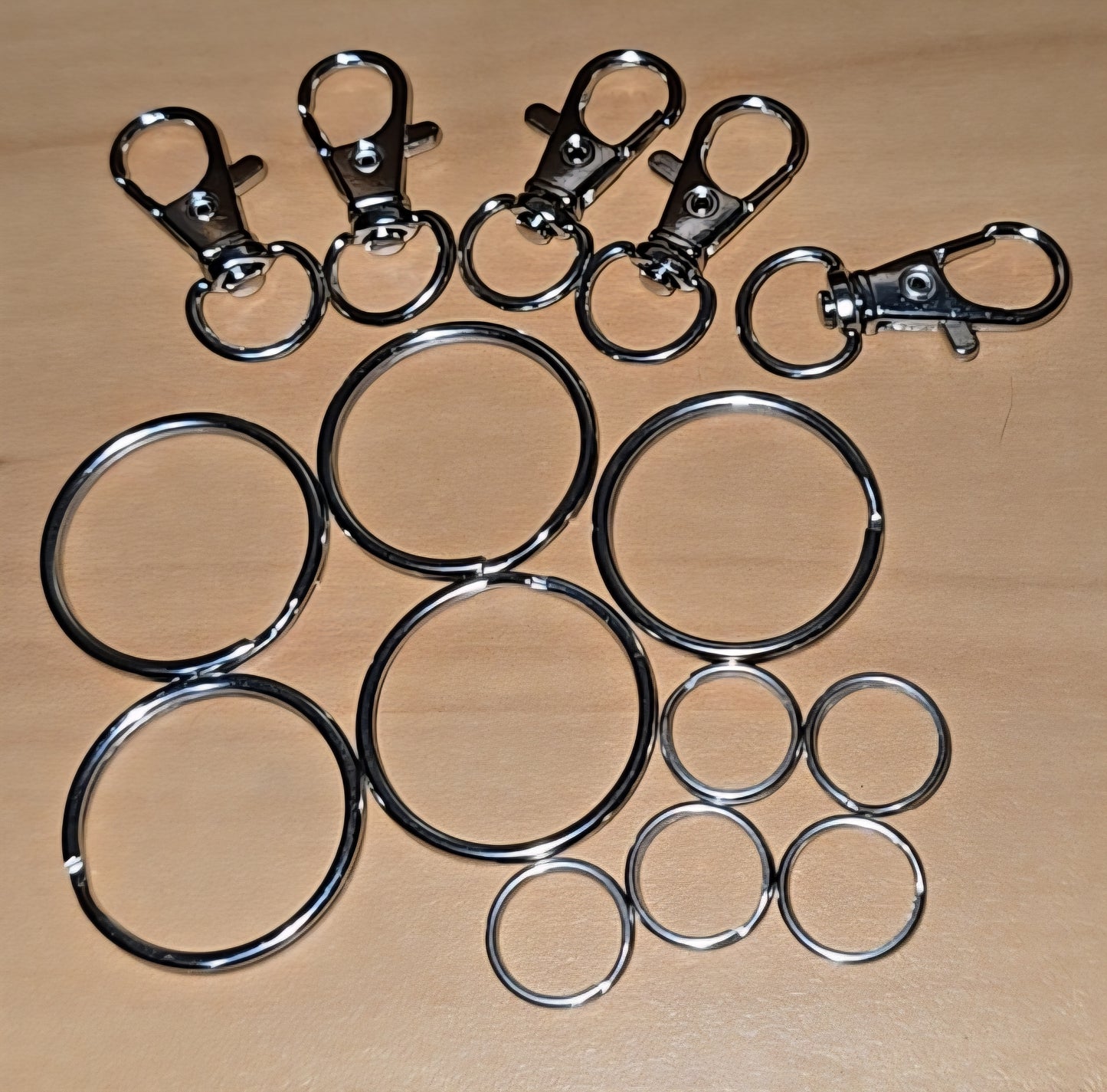 Key ring hardware
