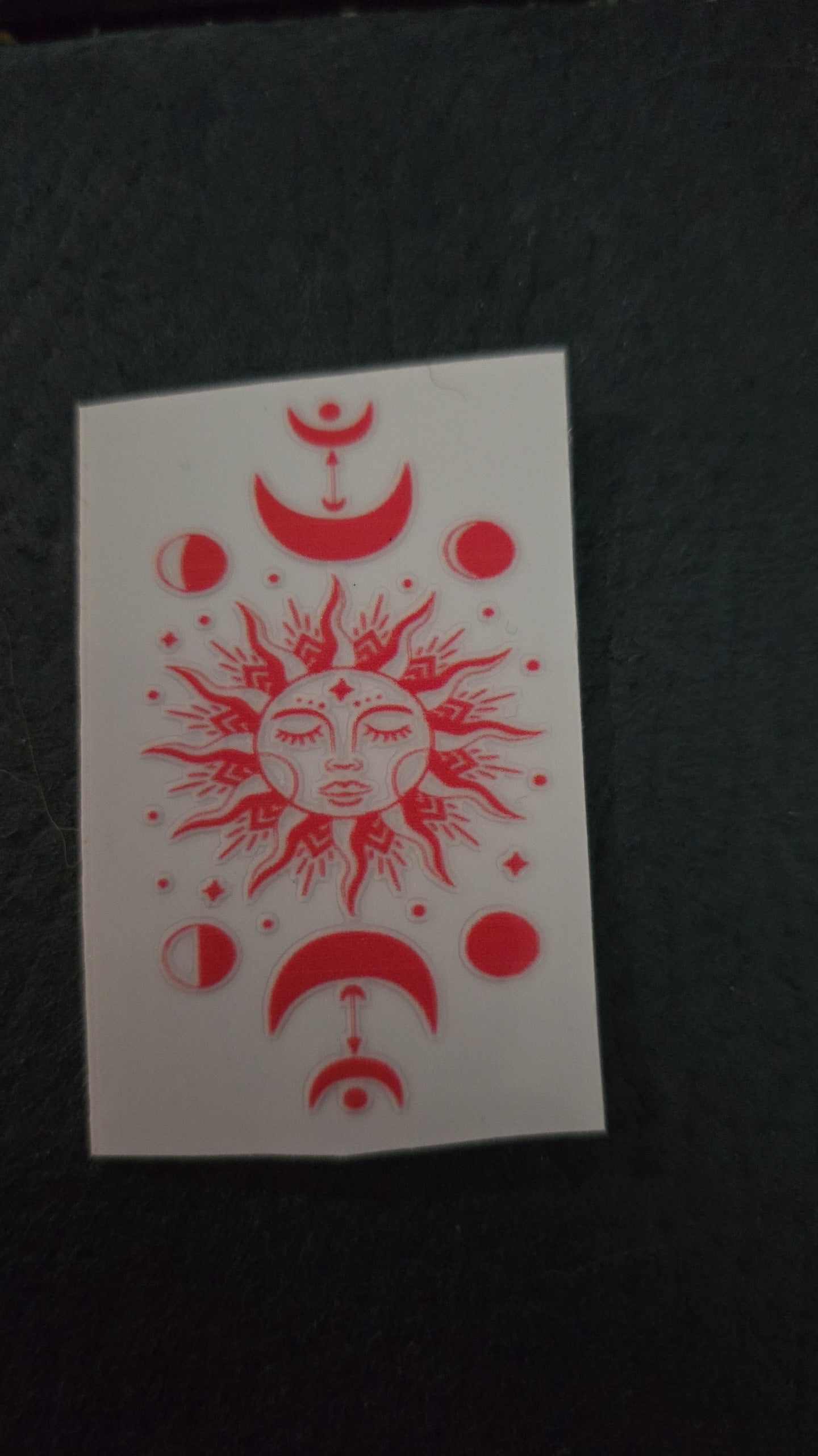 Motel keyring stickers